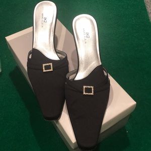Anne Klein satin slipper